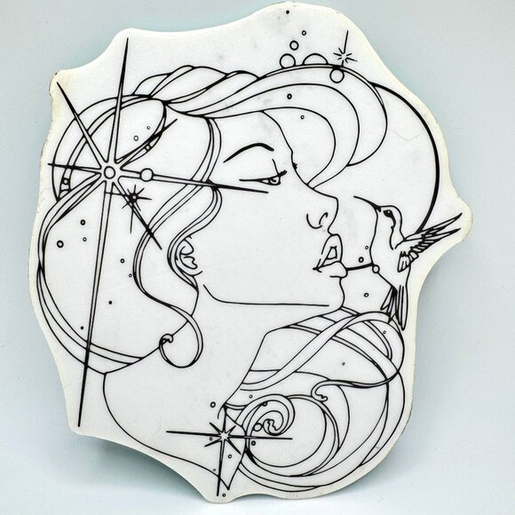 Prima Jamie Dougherty Instachick Cling Art Stamps Set Paige Sophie Annali - Picture 4 of 9